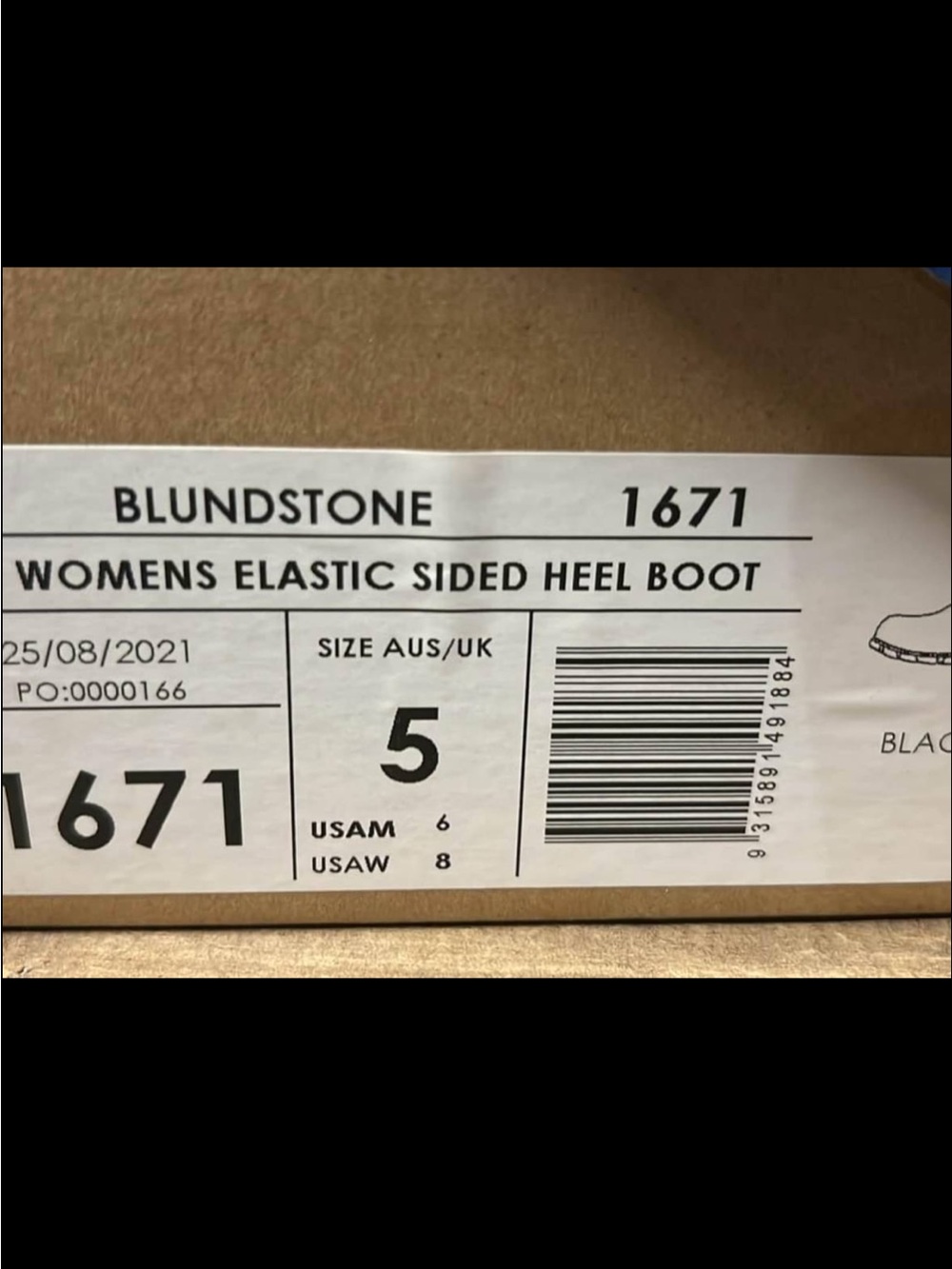 Blundstone Women's dress Black Heeled Boots - Picture 3 of 3